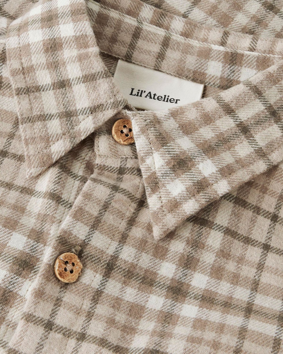 Skjorte Barn – Flanell, Øko Bomull | Rebel LS Shirt Lil