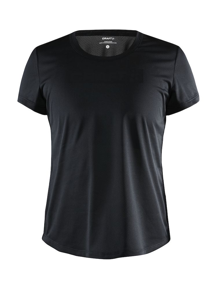 Craft Core Essence Mesh T-Shirt Sort Dame