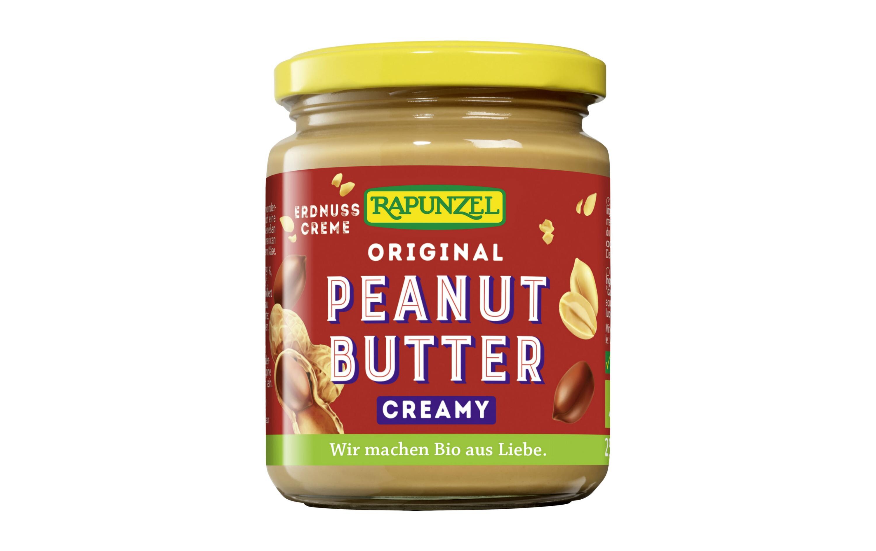Bio Erdnussbutter «Creamy» 250 gCremiger Brotaufstrich mit Erdnüssen