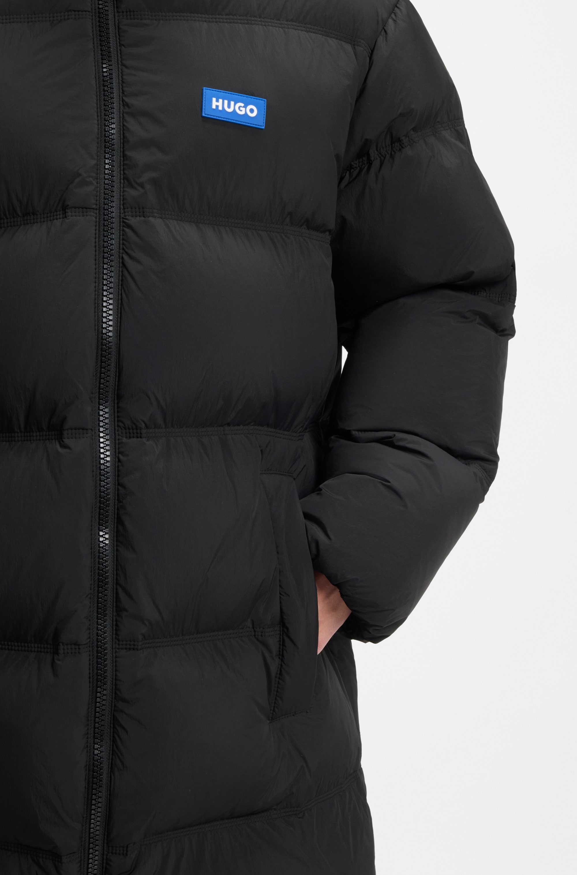 HUGO Blue Winterjacke »Bodi« mit Kapuze mit Kapuze, warm wattiert, Relaxed Fit
