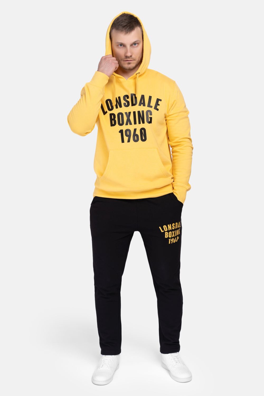 Lonsdale Herren Kapuzensweatshirt normale Passform BUCKHAVEN