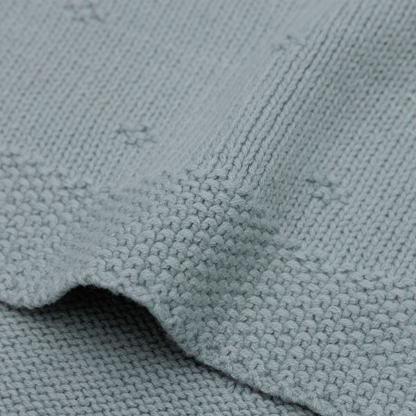 Jollein Wiegdeken Cosy Knit Sea Green 75 x 100 cm