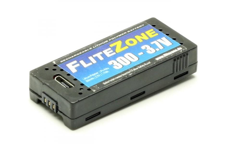RC-Akku LiPo 300 mAh 3.7 V Proton 2 / Hughes 300Ersatzakku zu Flitezone Proton 2 und Hughes 300 Heli