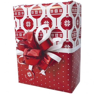 Clairefontaine Alliance - Papier cadeau - 70 cm x 50 m - 60 g/m² - motif boules scandinaves