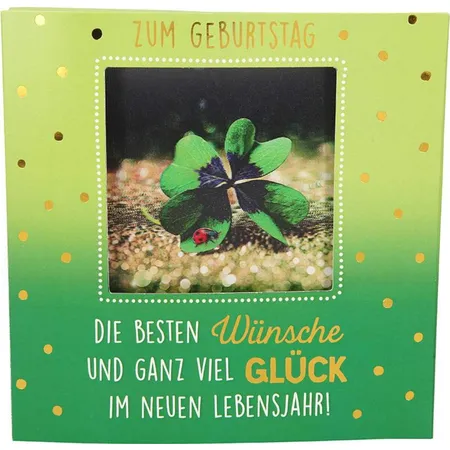 Depesche 3D Klapp-Karte mit Musik und Licht, Glückwunsch-Karte zum Geburtstag