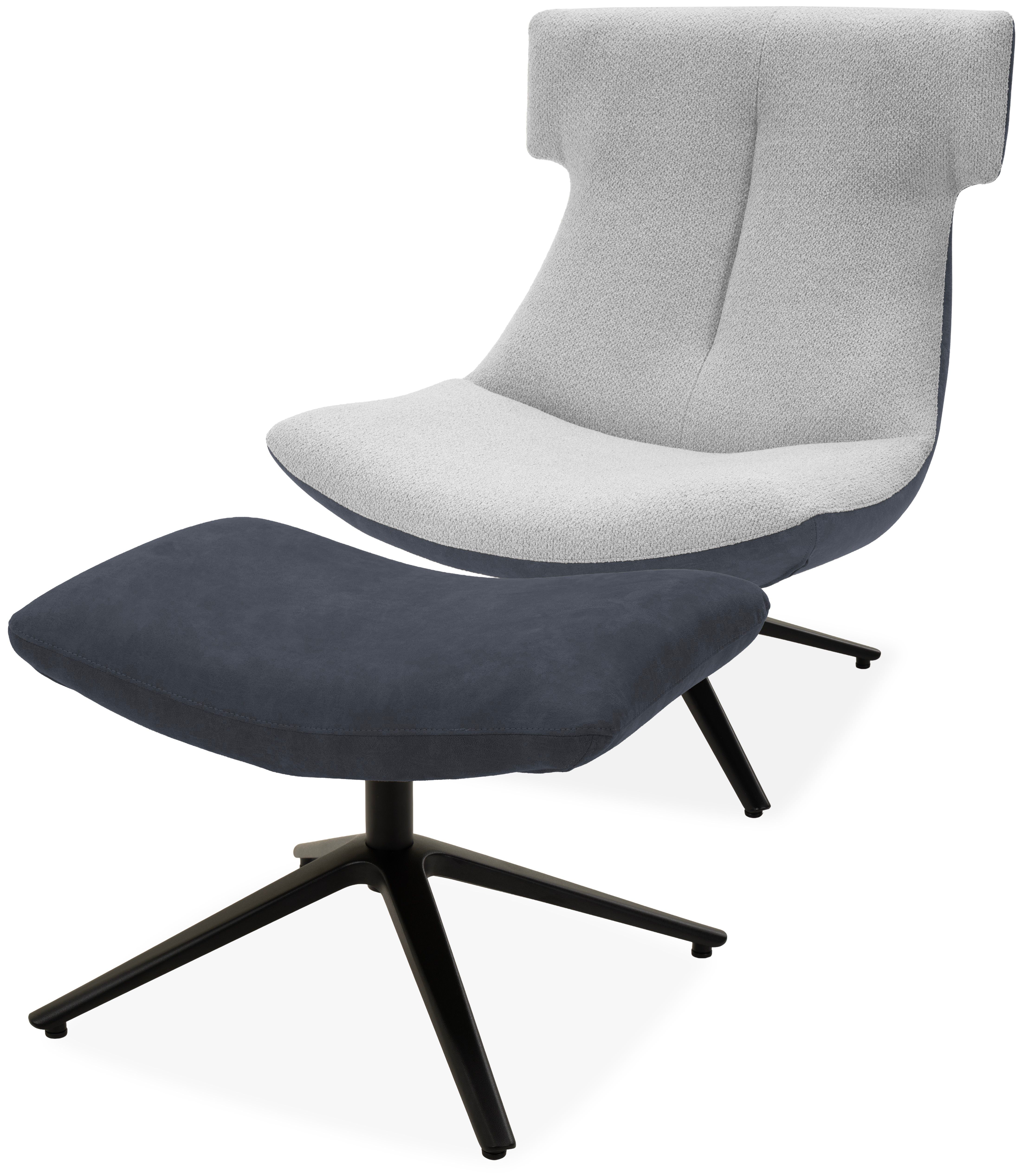 Draaifauteuil  Lowie B83 x D83 x H96 cm
