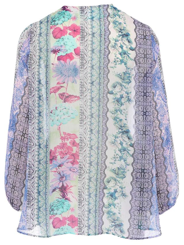 Druckbluse Crochetta