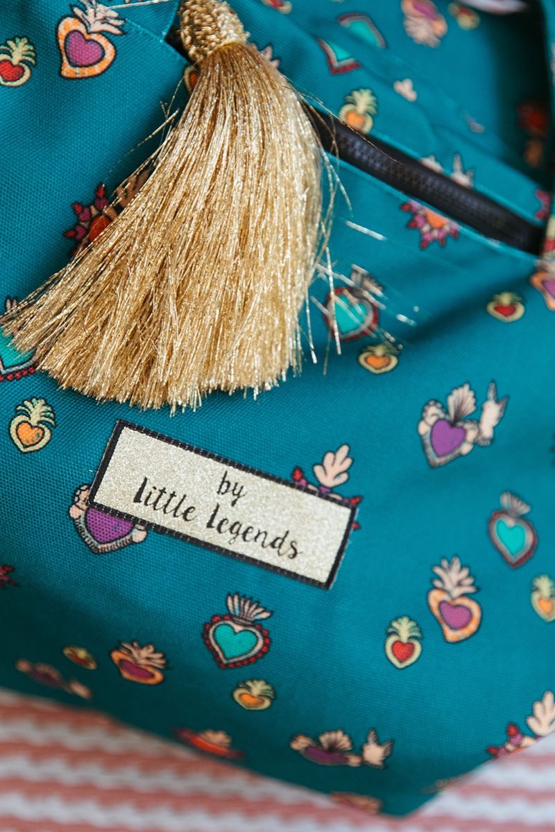 Little Legends Beach Shopper Milagros Heart