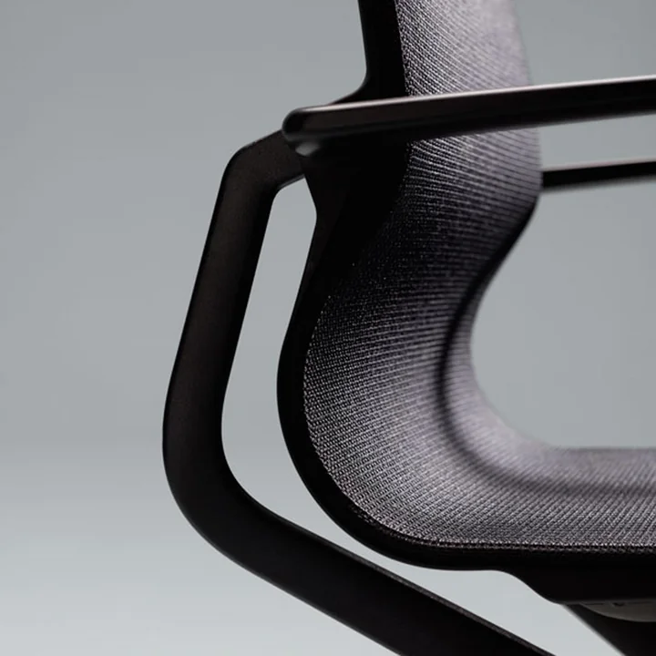 Vitra - Physix Bürodrehstuhl, black pearl / deep black (Hartbodenrollen)