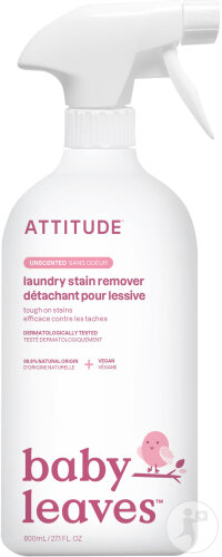 Attitude Tout-Petits Détachant Pour Lessive Sans Odeur Spray 800ml