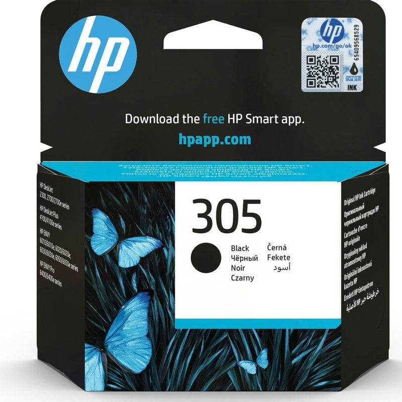 HP 305 Inktcartridge - Zwart