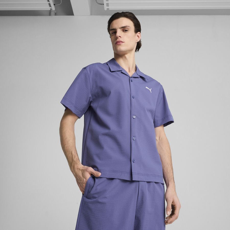 Puma WARDROBE ESS Relaxed Seersucker-Shirt