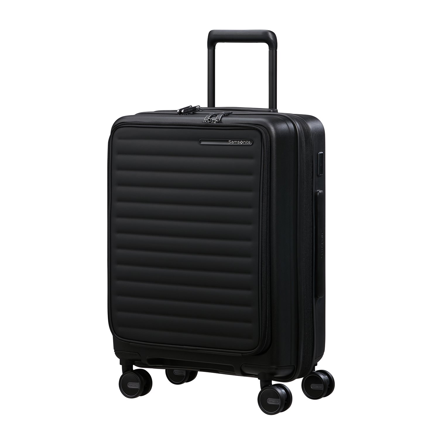 Samsonite Restackd Spinner 55 EXP Easy Acces black