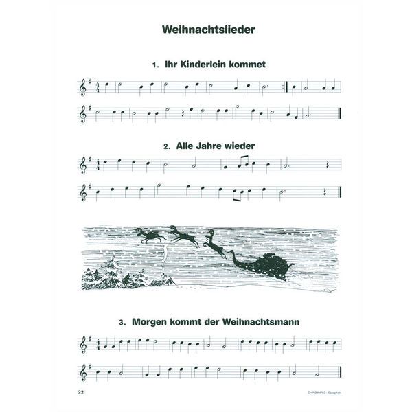 De Haske Hören Lesen Lieder 1 (Sax)