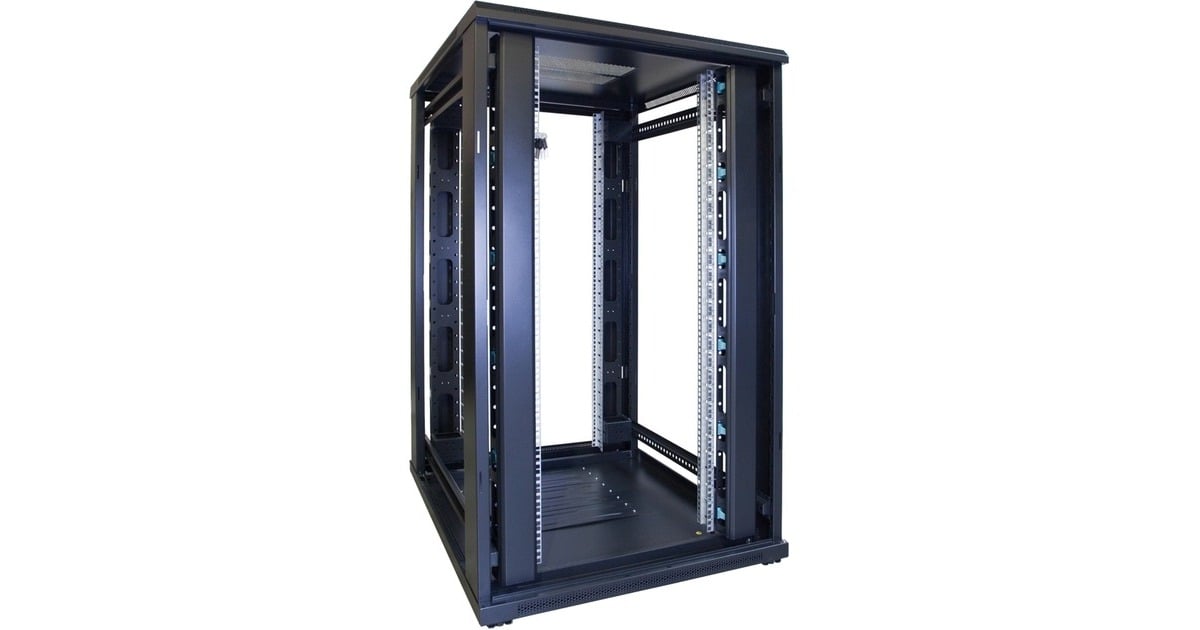 DSI27U serverkast met geperforeerde deur - DS8027PP server rack  (Zwart, 800 x 1000 x 1400mm)