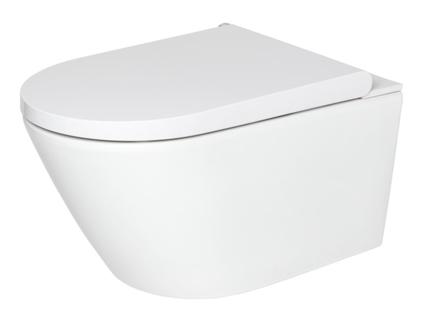 Rapowash douche wc luxe wit randloos toilet met bidetsproeier