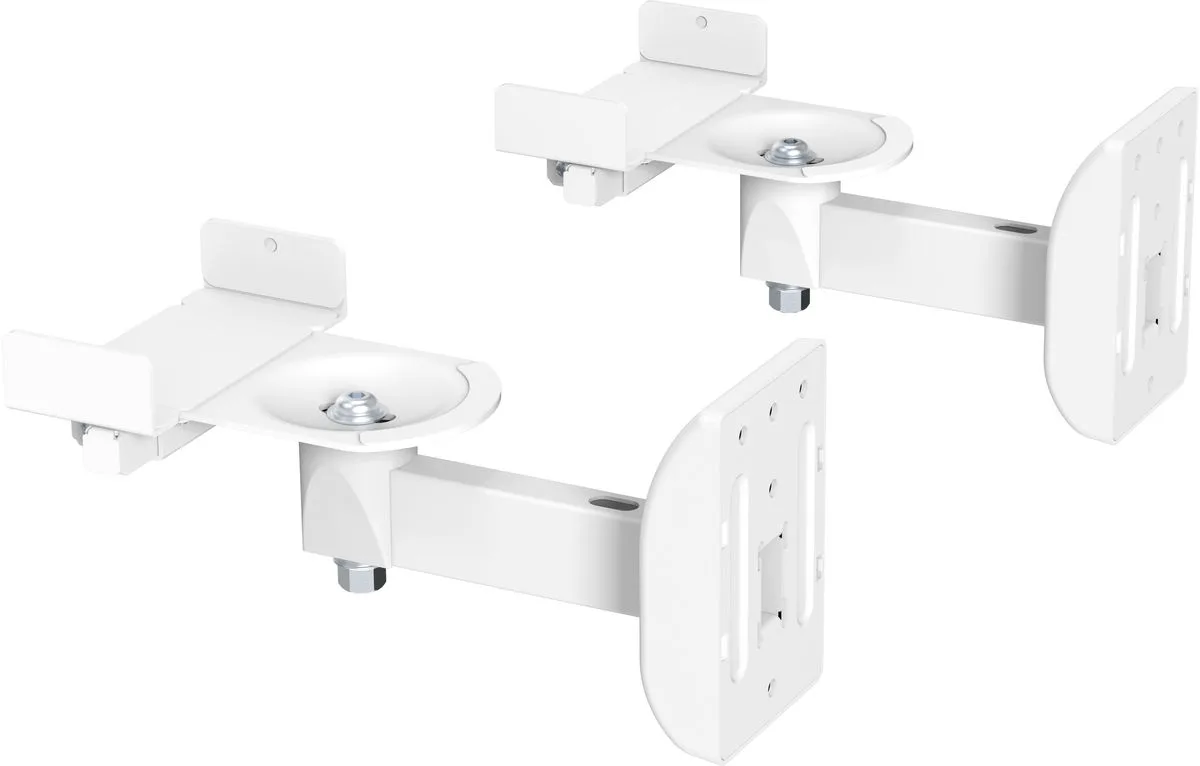 Norstone Bookshelves Wall Mount Blanc (la paire) Supports pour enceintes