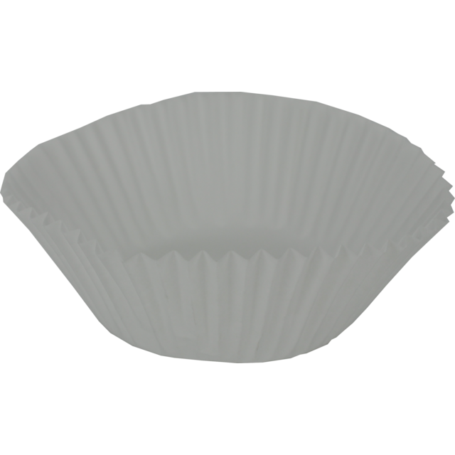 Caisse, papier, 65mm, Ø120mm, wit