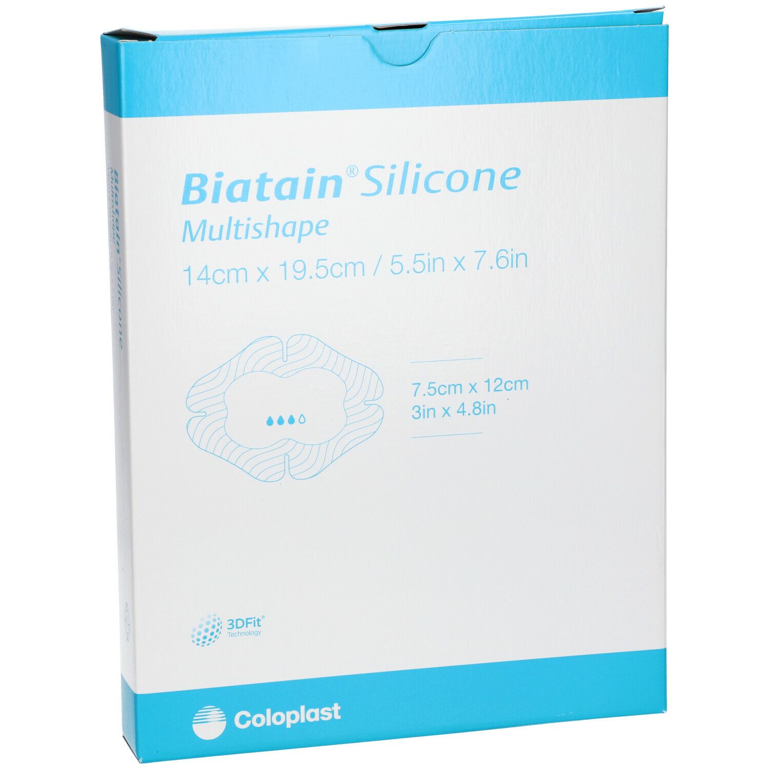 BIATAIN® Silicone Schaumverband 14 x 19,5 cm