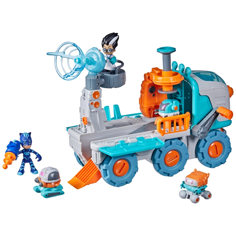 PJ Masks 2-in-1 Romeos Fahrzeug- und Roboterfabrik-Spielset