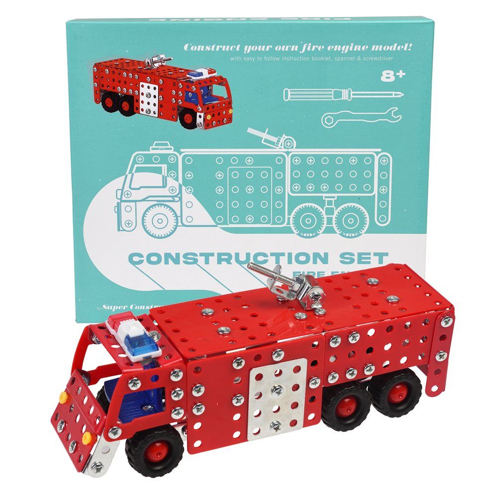 Jeu de construction camion de pompier Rex London