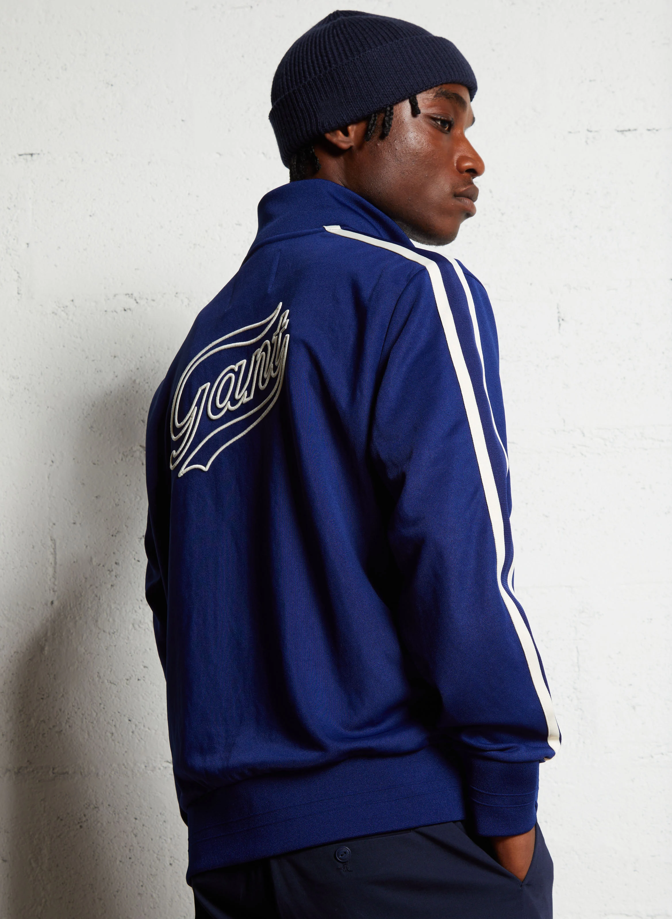 Sweat zippé| Bleu