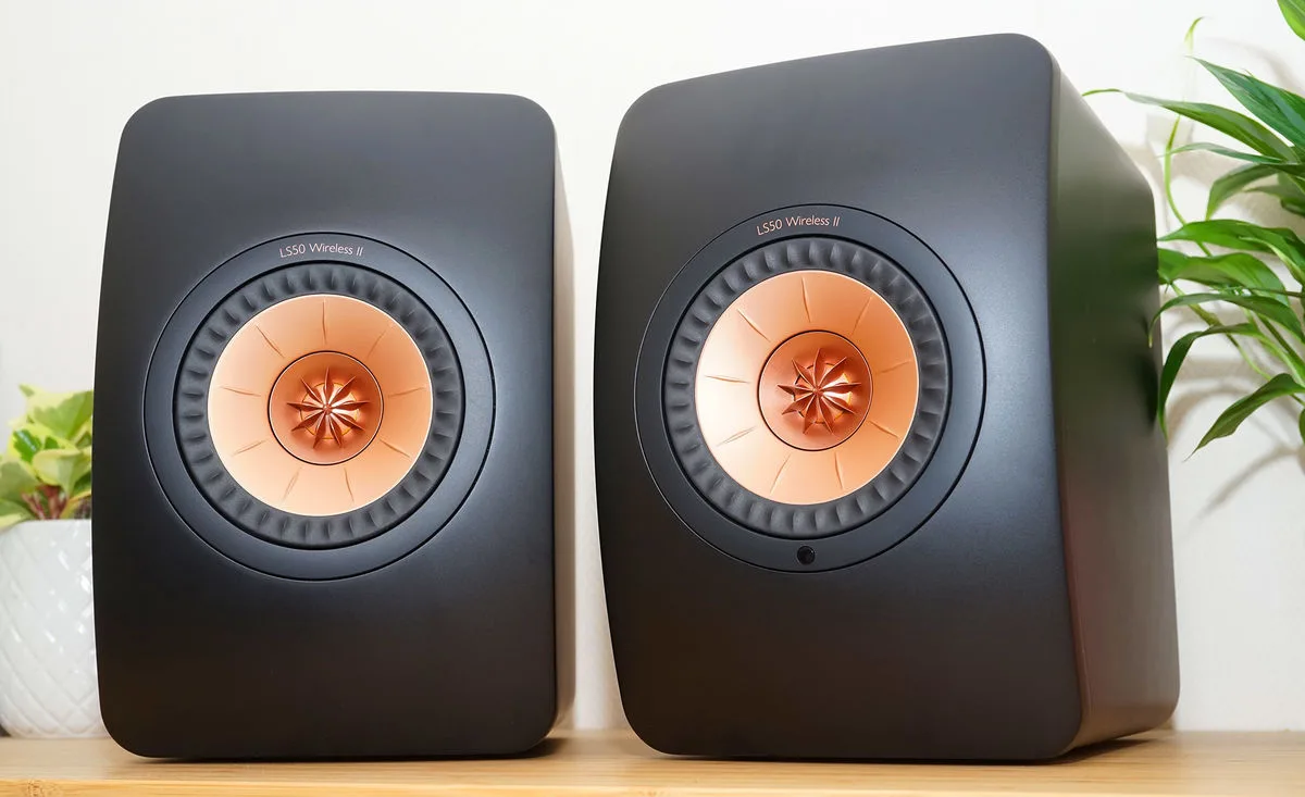KEF LS50 Wireless 2 Noir mat Enceintes sans fil hi-fi
