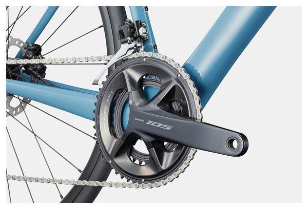 Vélo de Route Cannondale SuperSix Evo 4 Shimano 105 12V 700 mm Bleu Storm Cloud