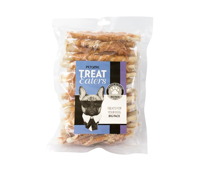 Treateaters -Tyggepinde med Kylling - Twisted Chicken 350gr