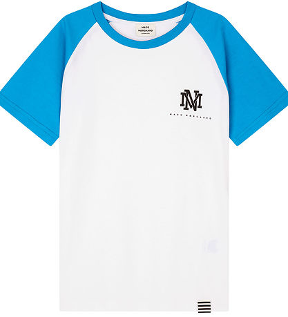 Mads Nørgaard T-Shirt - Thorlino - Methyl Blue/White