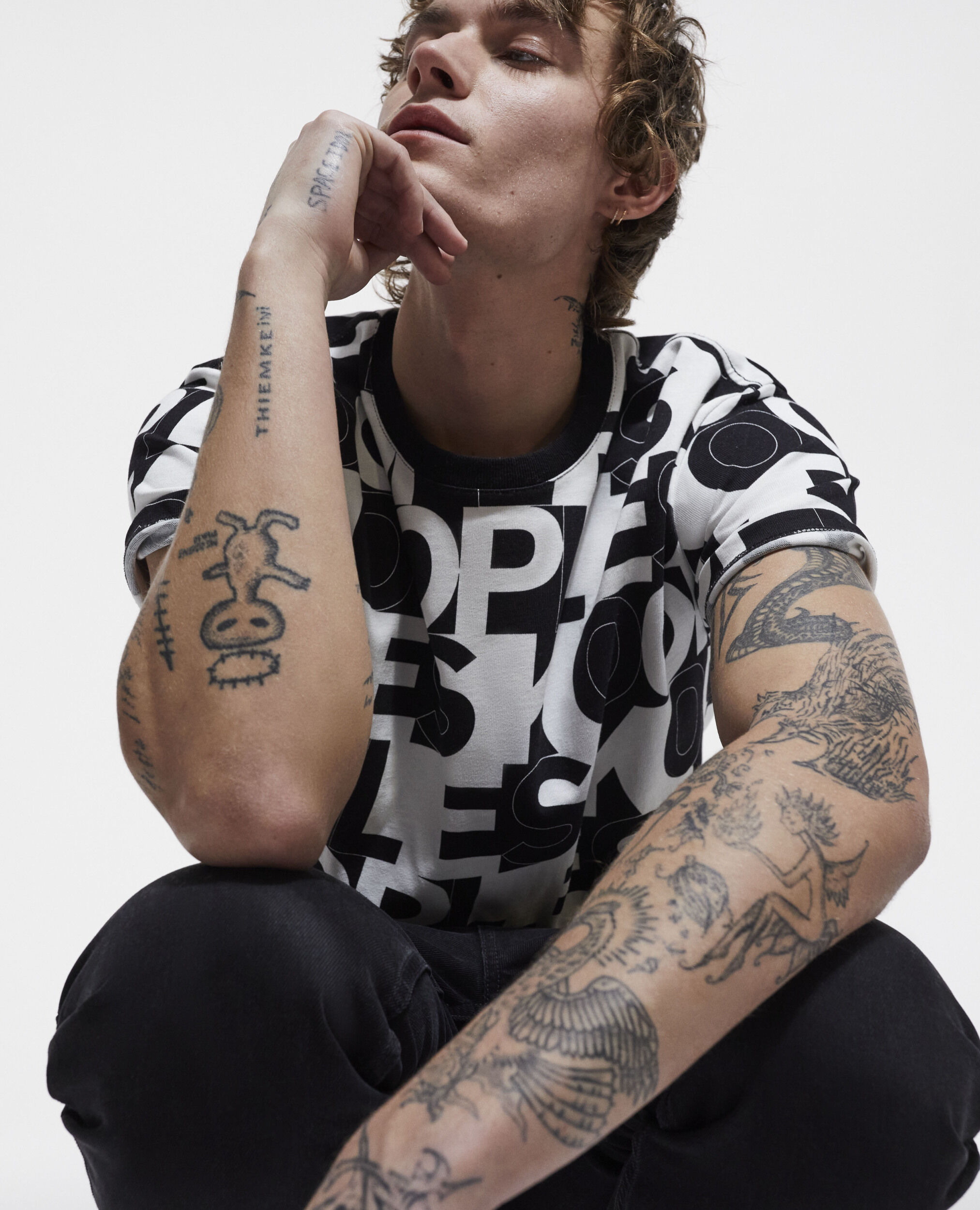 T-shirt logo The Kooples