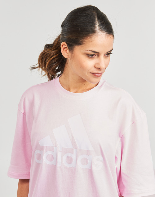 Adidas Sportswear - W BL BF TEE - Rose / Blanc