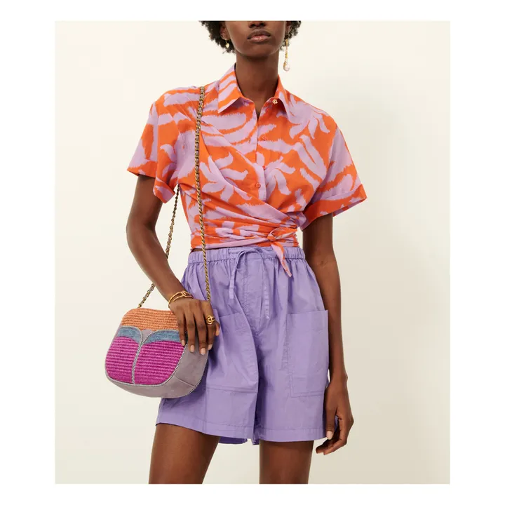 Sessùn Chemise Procida Coton Bio | Orange