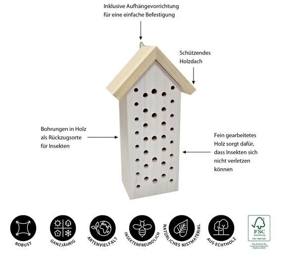 Dehner Natura Premium Insektenhotel Eucera,