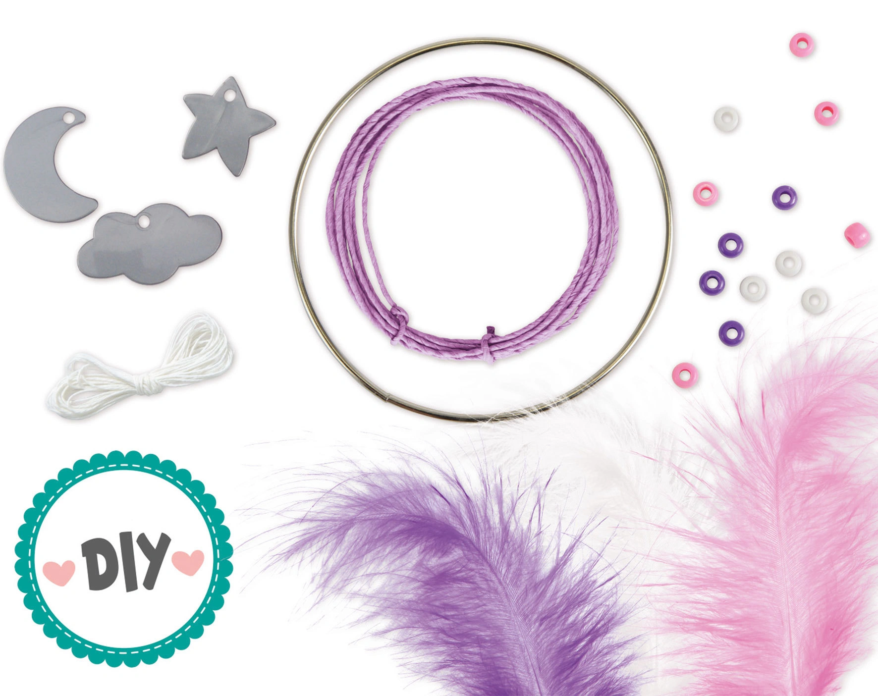 Bastelset DREAMCATCHER in bunt