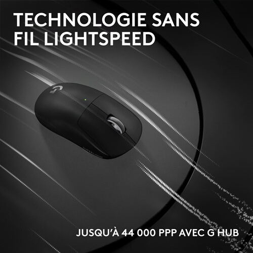 Souris Logitech gaming sans fil PRO X Superlight 2c Noir