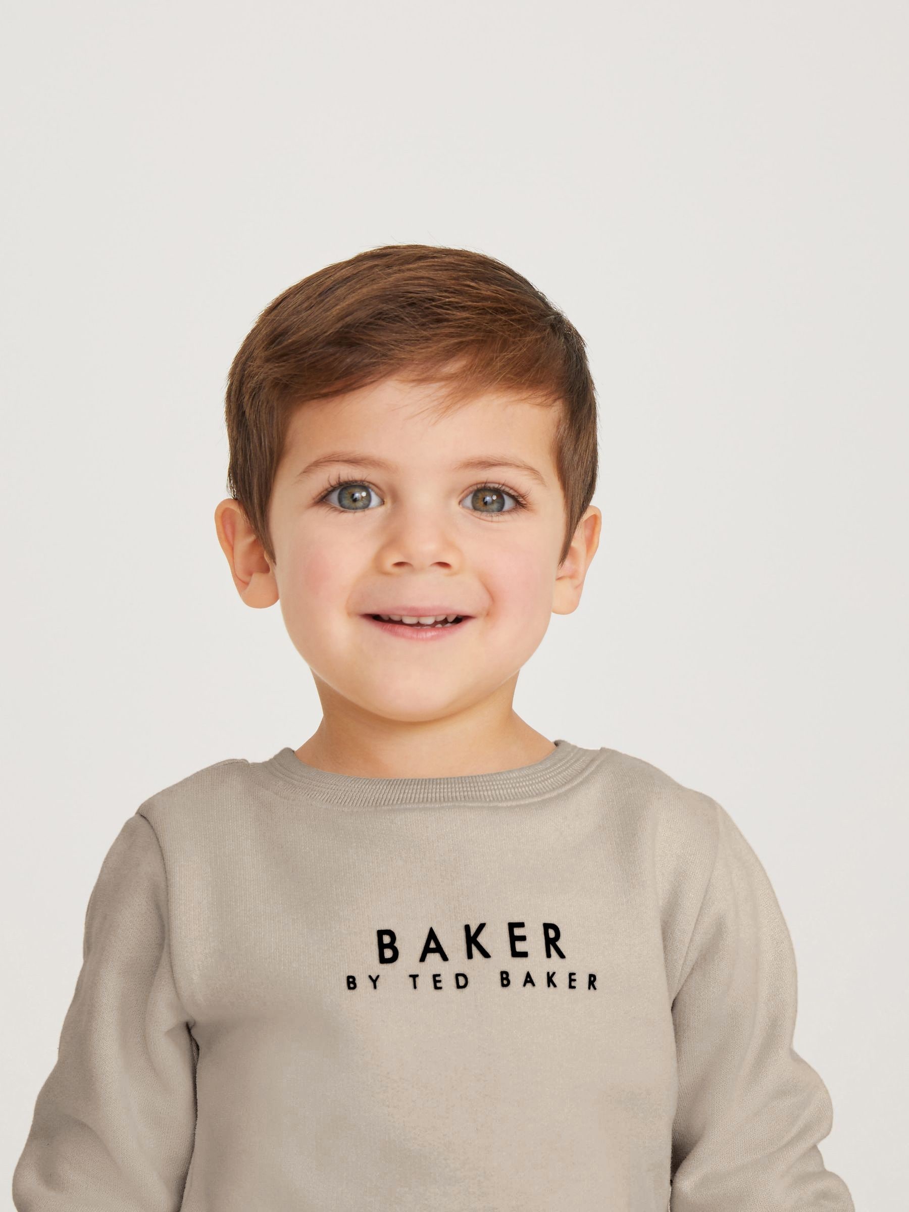 Pastelgeel - Baker by Ted Baker set met sweatshirt en joggingbroek
