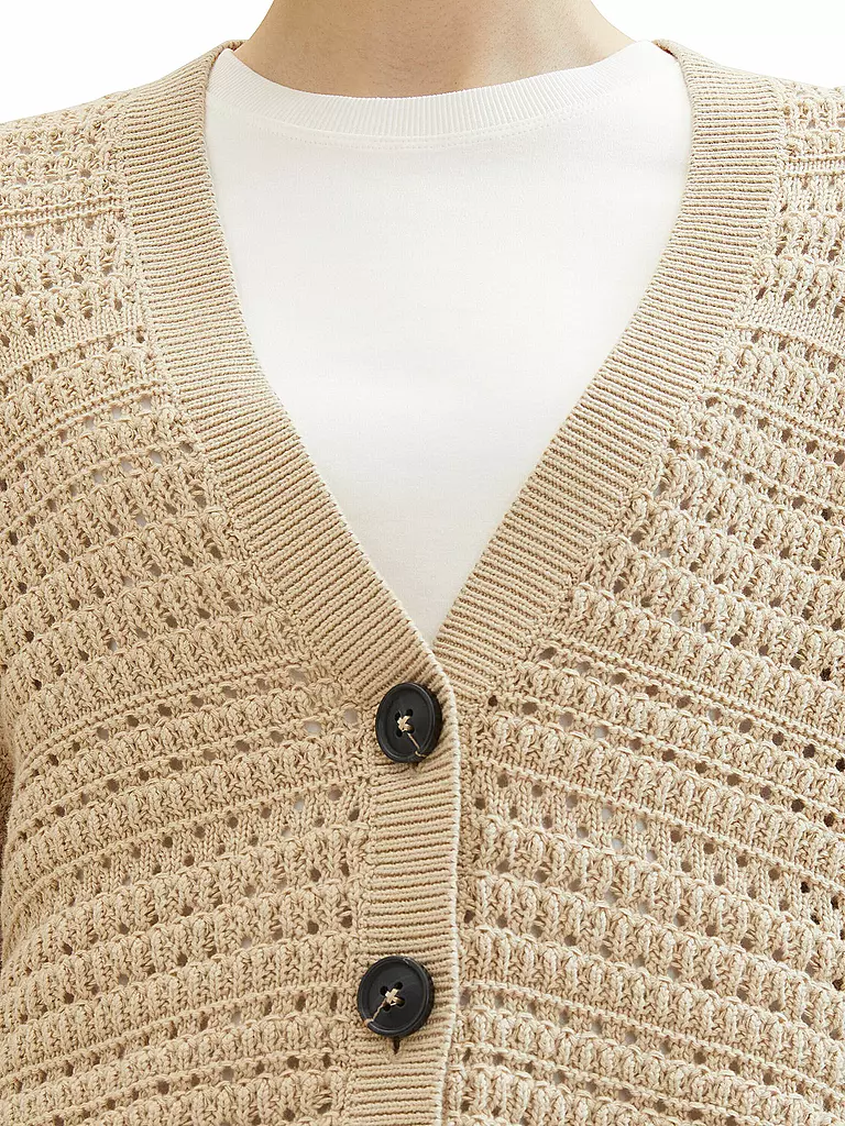 TOM TAILOR Cardigan beige