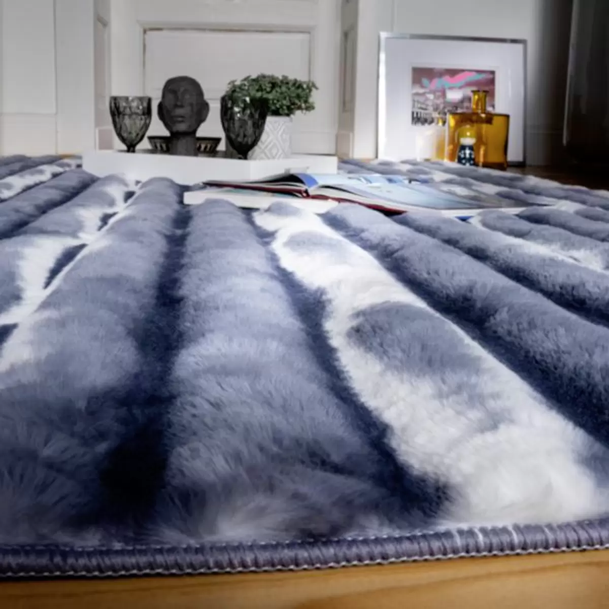 Teppich My Waves Blau