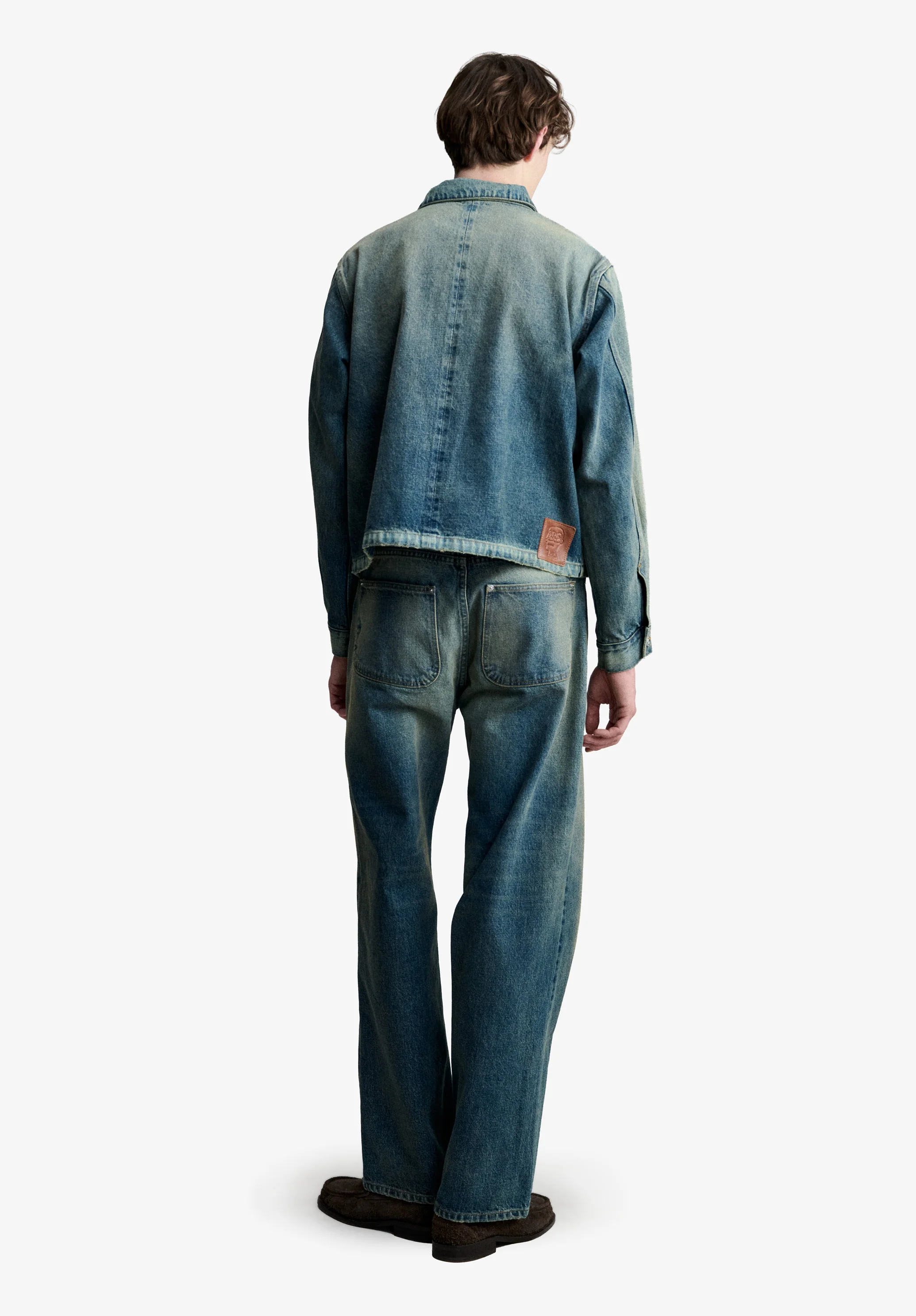 denim pant braindead - Indigo delave