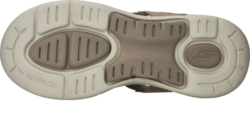 Skechers Go Walk Arch Fit Sandalen Taupe Dames