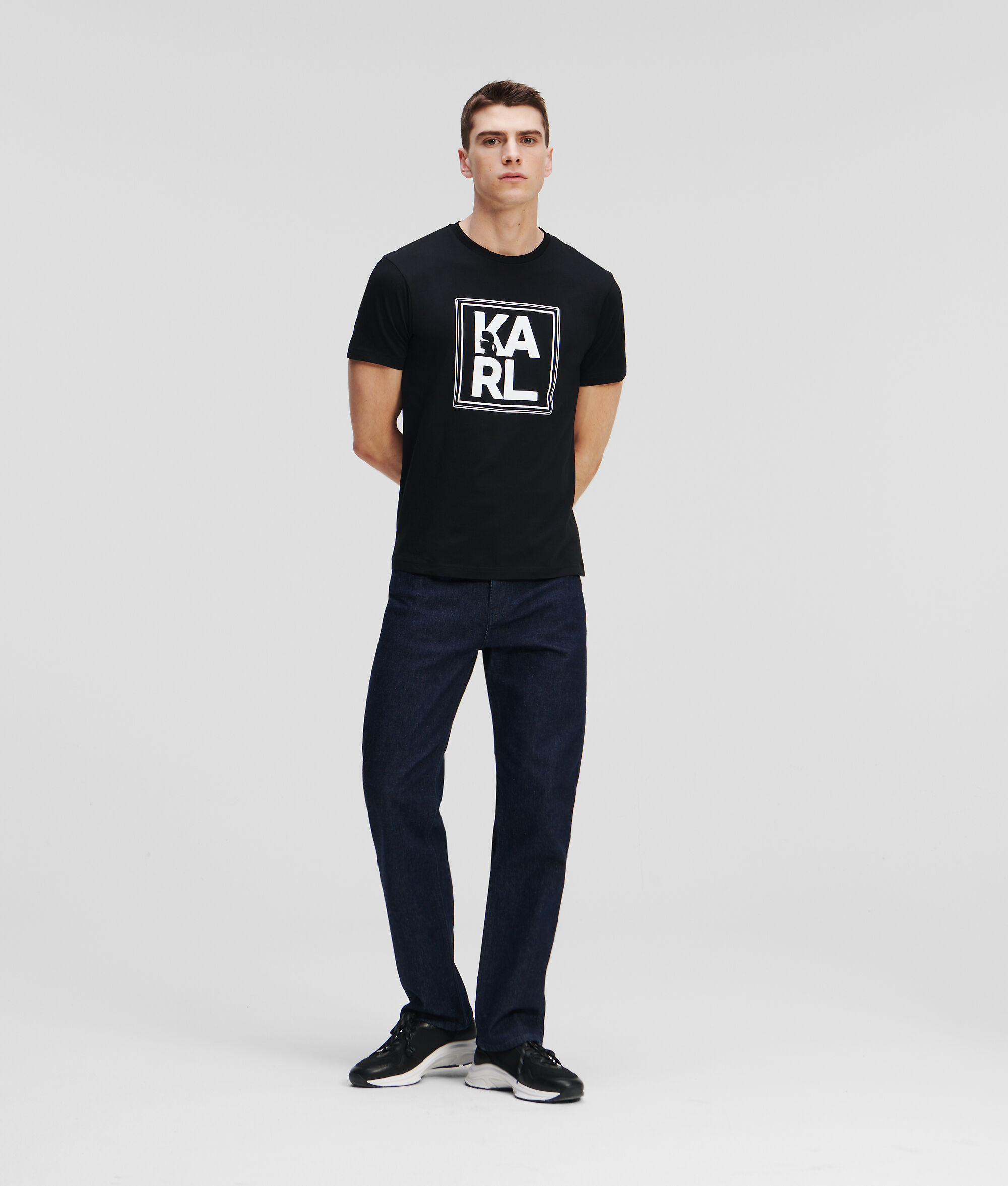 T-SHIRT ATHLEISURE À GROS LOGO KARL
