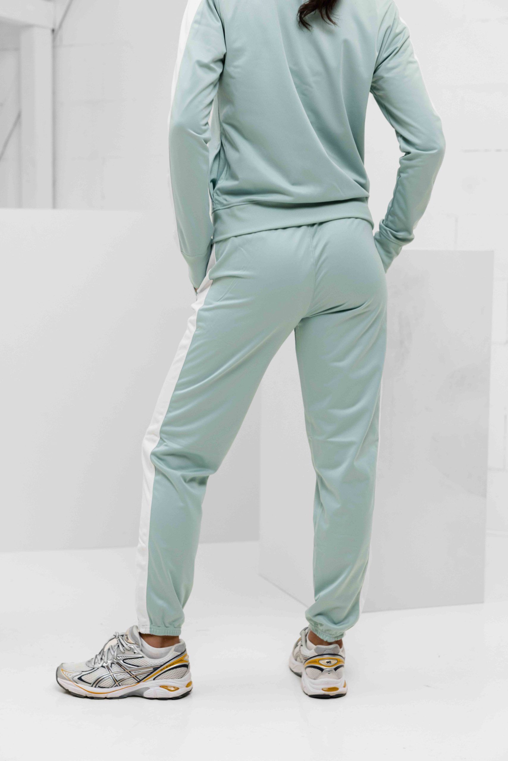 Under Armour Tricot Trainingspak Dames Lichtgroen
