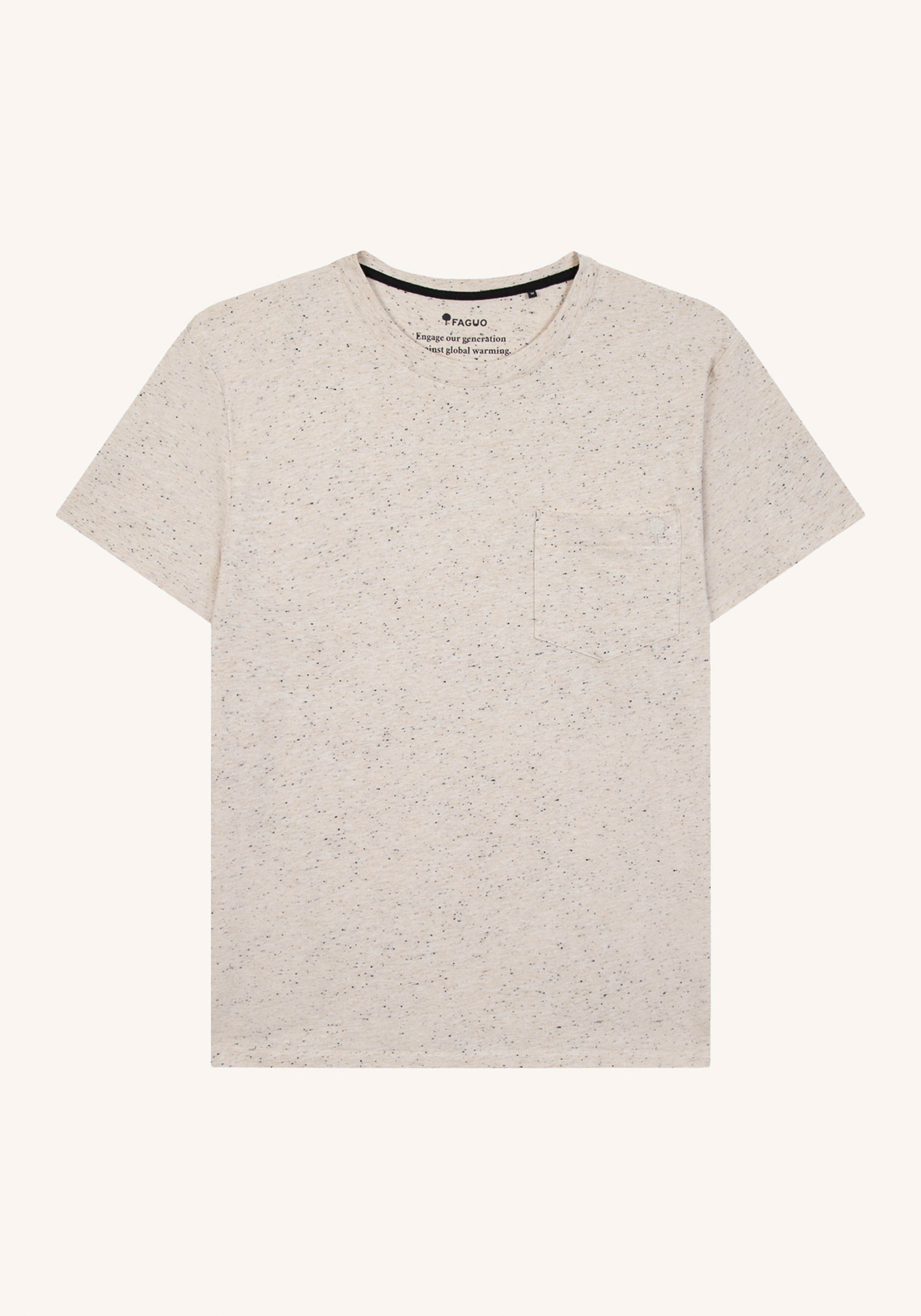 Faguo T-Shirt Olonne Knit Ecru