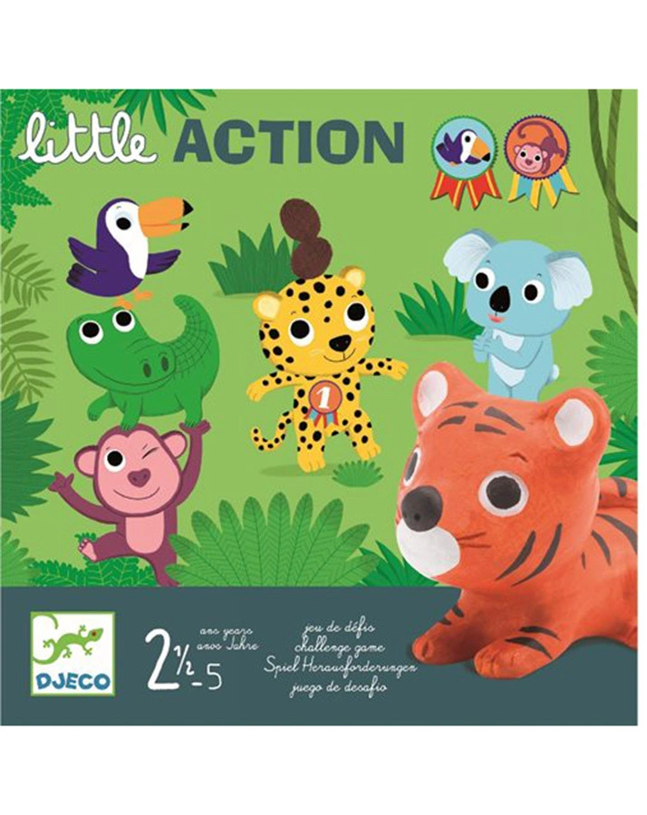 Herausforderungsspiel LITTLE ACTION in bunt