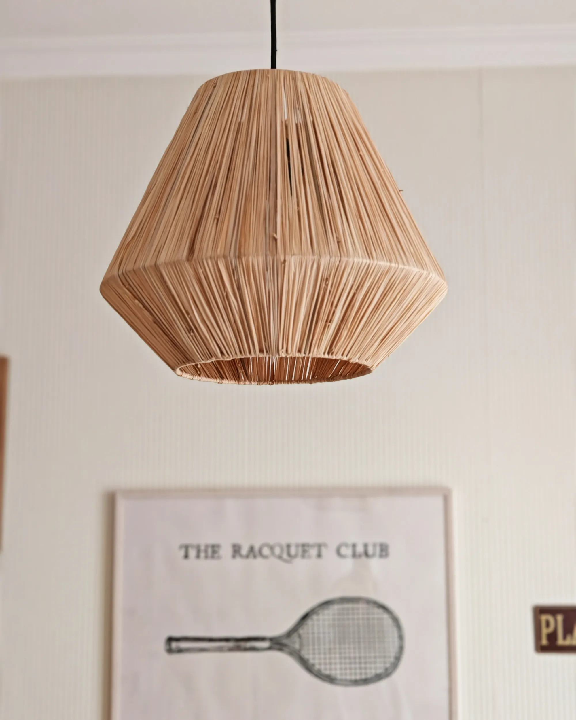 Hanglamp DAMIT Wicker Natuurlijk