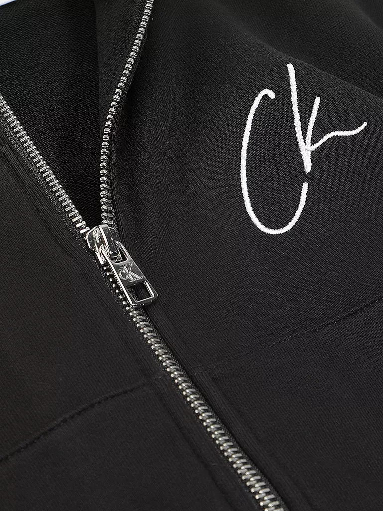 CALVIN KLEIN JEANS Mädchen Sweatjacke schwarz