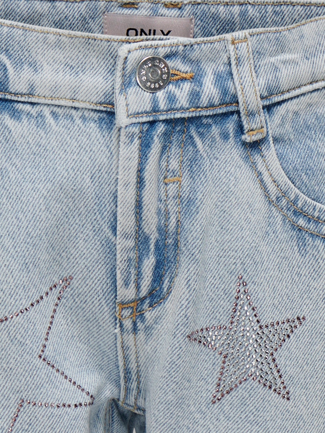 KOGCARLY Gerade geschnitten Jeans Light Blue Denim