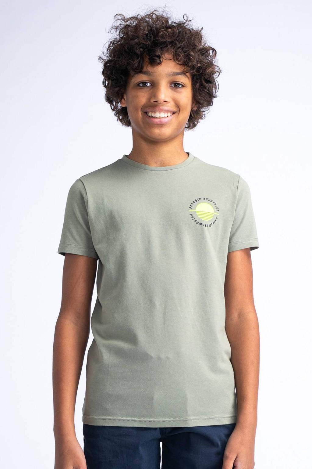 Petrol Industries T-shirt kaki