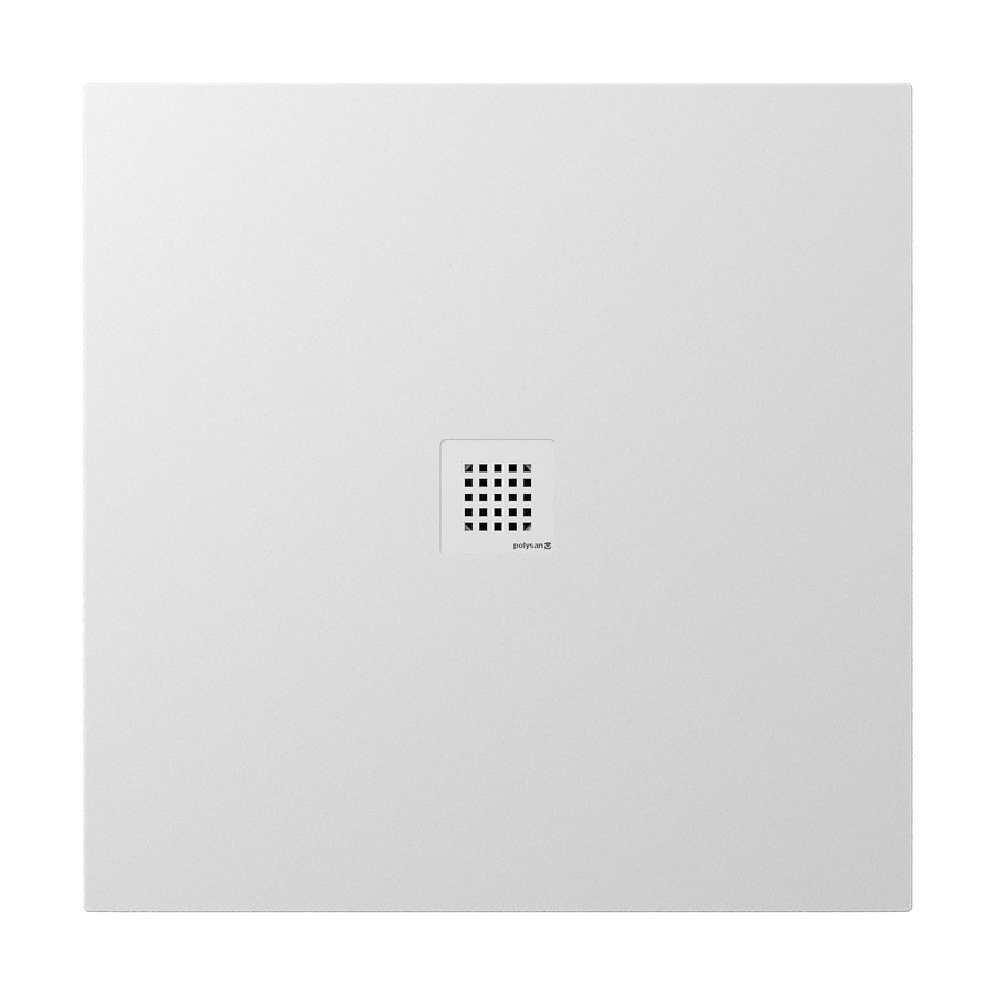 Polysan Treneca douchebak 90x90cm wit mat